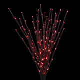 Celebrations Platinum LED Red Light Burst 32 in. Yard Decor