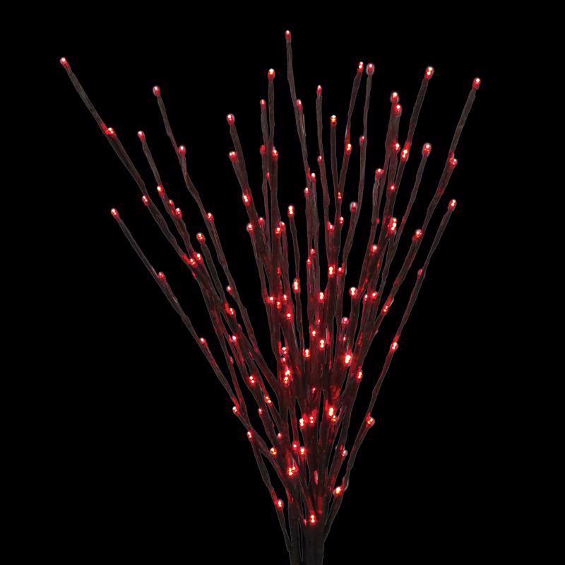 Celebrations Platinum LED Red Light Burst 32 in. Yard Decor