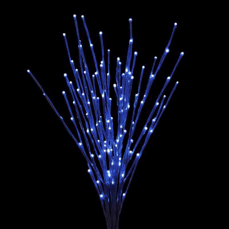 Celebrations Platinum LED Blue Light Burst 32 in. Yard Decor