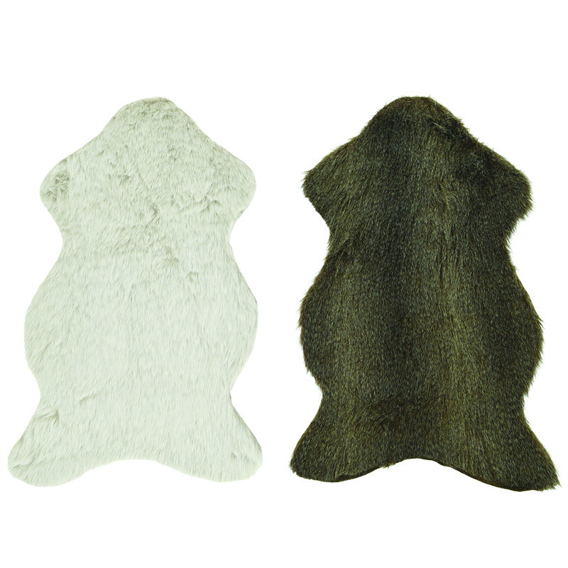 FAUX FUR RUG ASSORTED