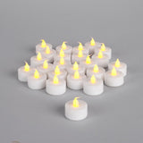 Matchless Darice White Unscented Scent Tealight Flameless Flickering Candle