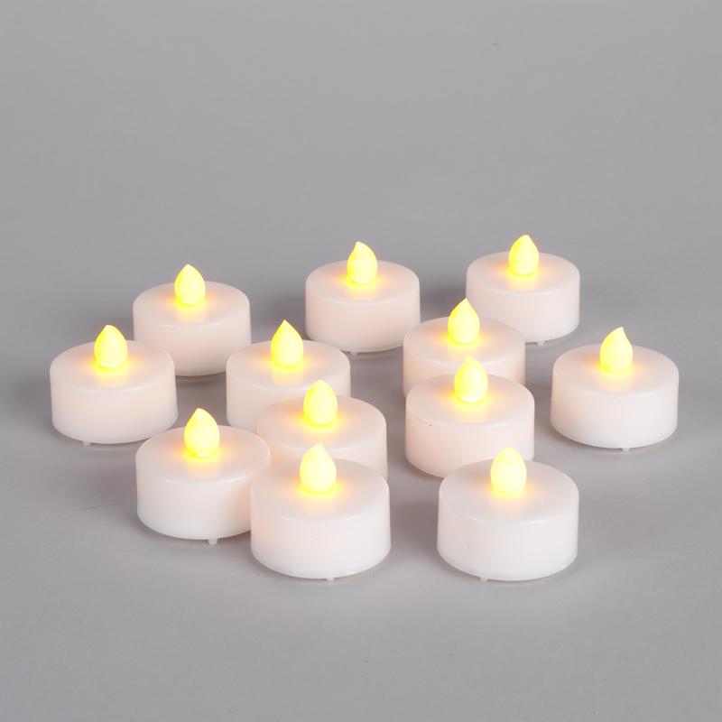 Matchless Darice Ivory No Scent Scent Tealight Flameless Flickering Candle