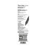Paper Mate Profile Gel Black Retractable Gel Pen 2 pk
