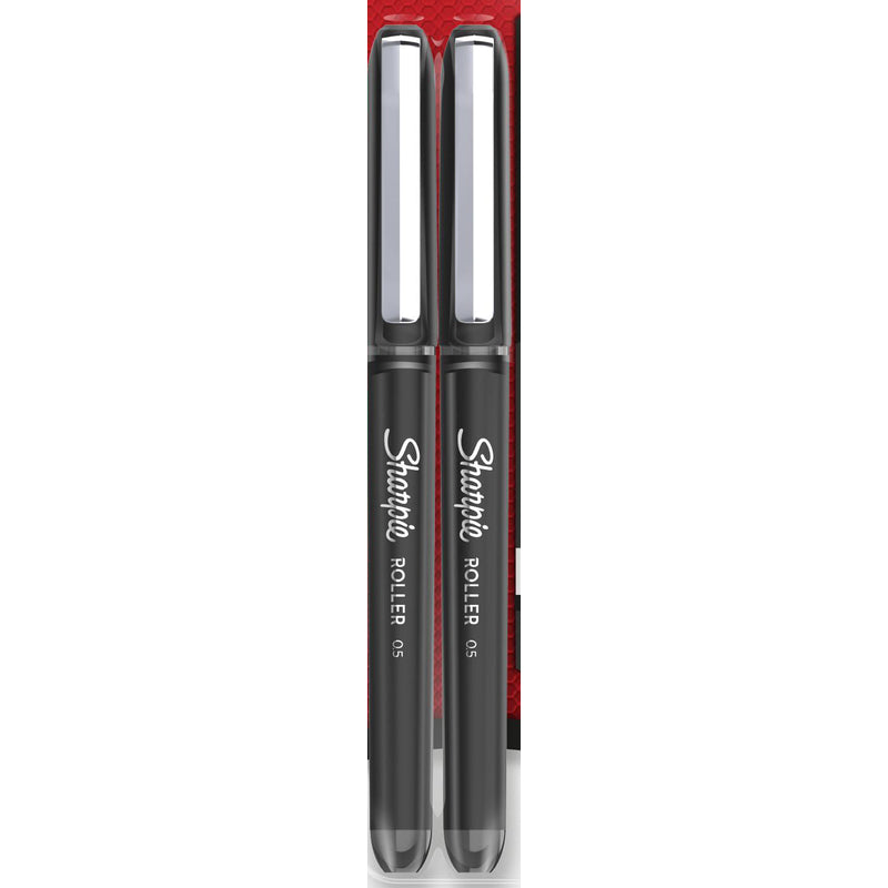 Sharpie Black Retractable Rollerball Pen 2 pk