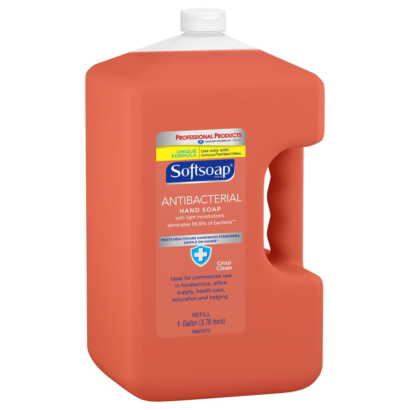 Softsoap Crisp Clean Scent Antibacterial Liquid Hand Soap Refill 1 gal