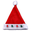 Magic Seasons Christmas LED Santa Hat Plush 1 pc