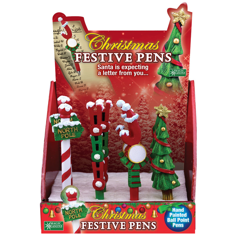 FESTIVE PENS ASST