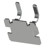 5 in. H X 15 in. W X 15 in. D Clear Plastic Paint Roller Display