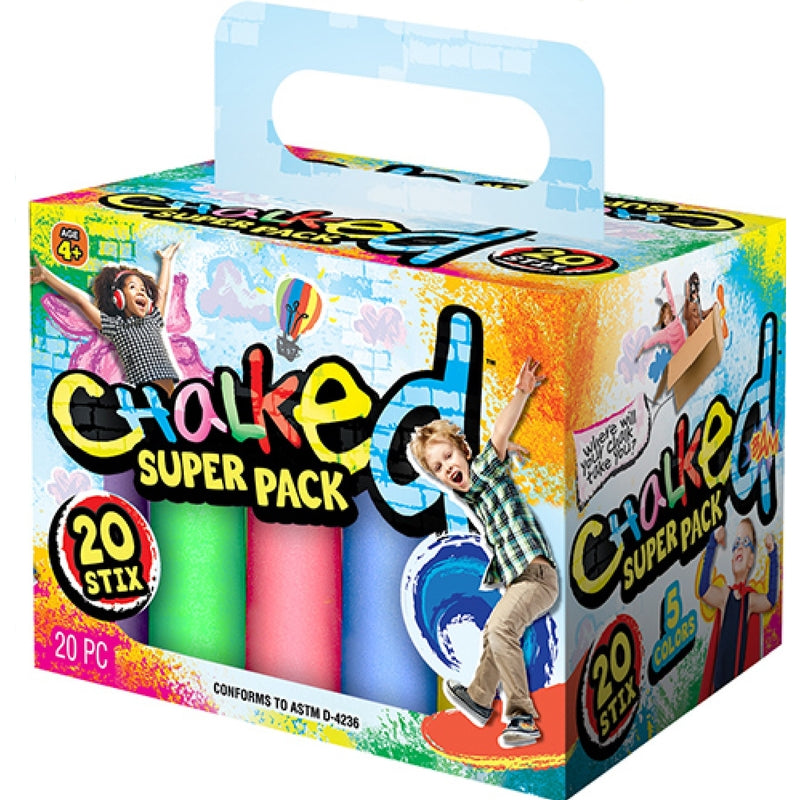 SIDEWALK CHALK 20PC