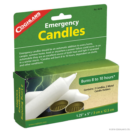 CANDLES WHT  5" 4PK