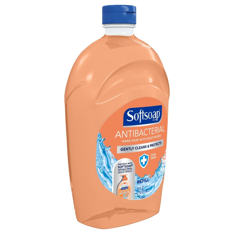 Softsoap Crisp Clean Scent Antibacterial Liquid Hand Soap 50 oz