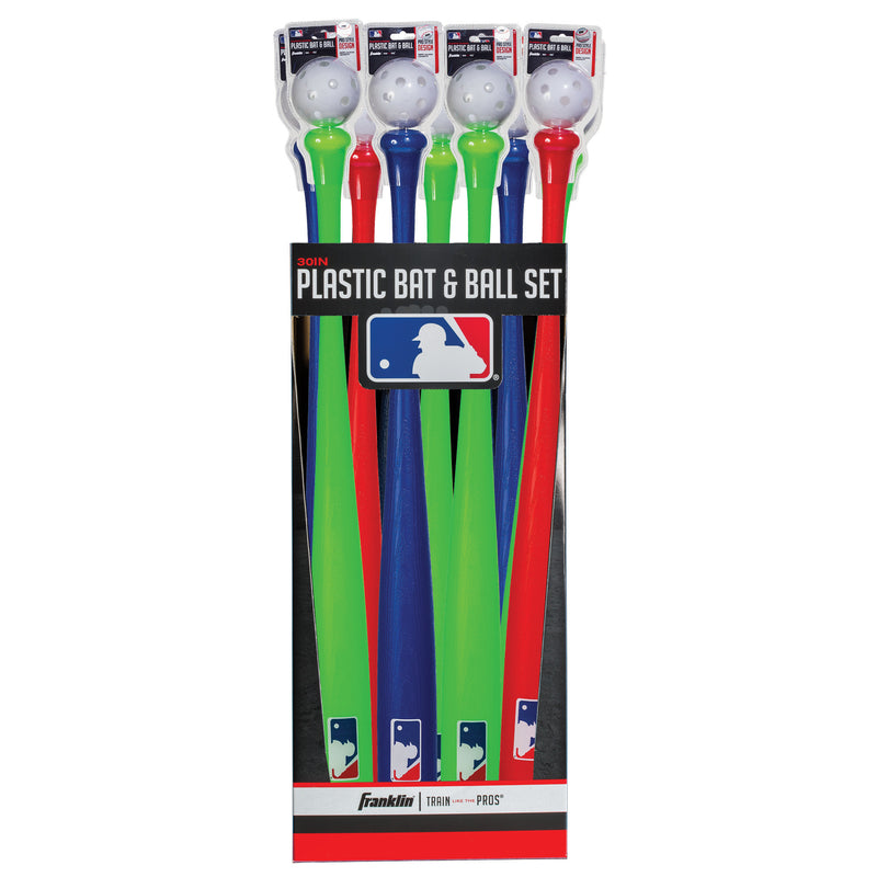 Franklin MLB Assorted Plastic Ball and Bat Set 30 in. 1 pk