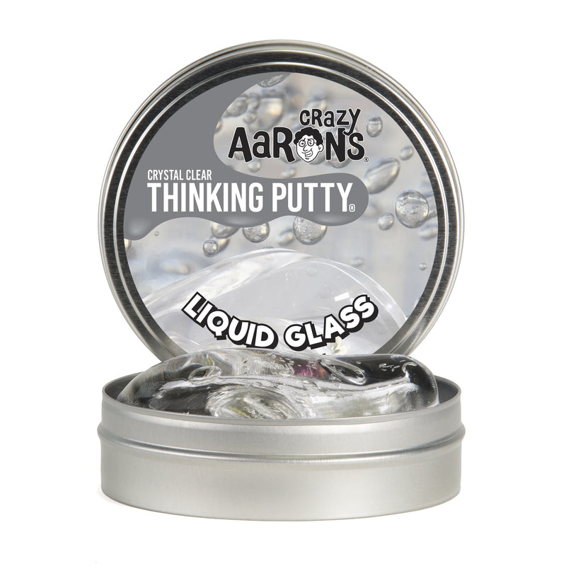 Crazy Aaron's Liquid Glass Thinking Putty Silicone Clear