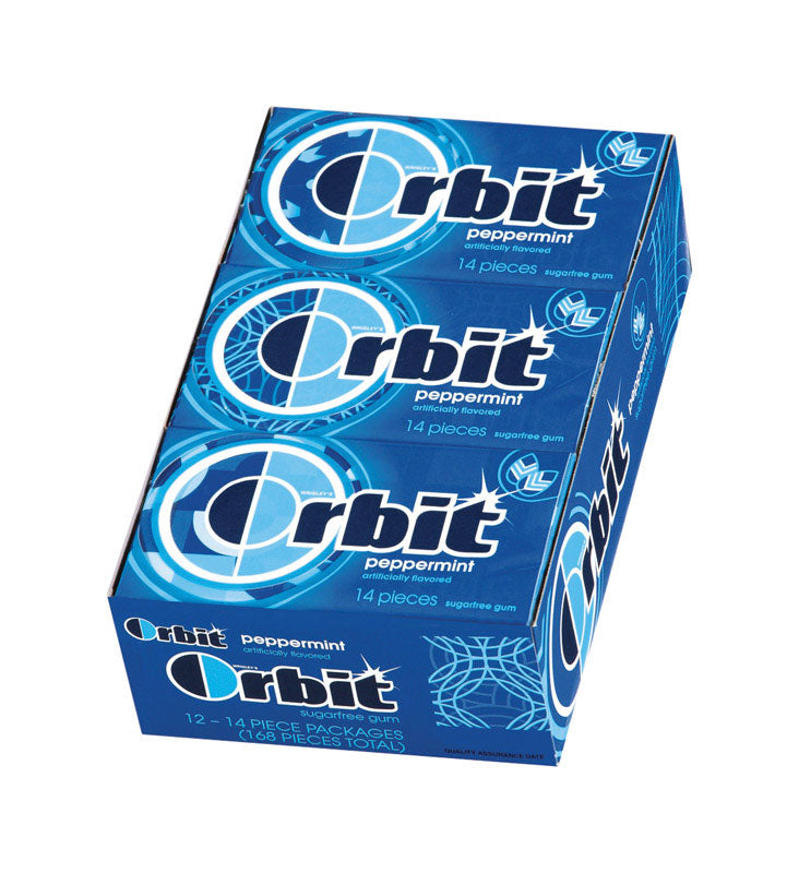 Orbit Sugar Free Peppermint Chewing Gum 14 pc