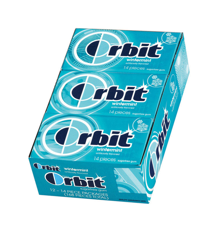 Orbit Sugar Free Wintermint Chewing Gum 14 pc