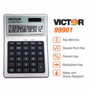 Victor Tuffcalc Silver 12 digit Solar Powered Washable Scientific Calculator