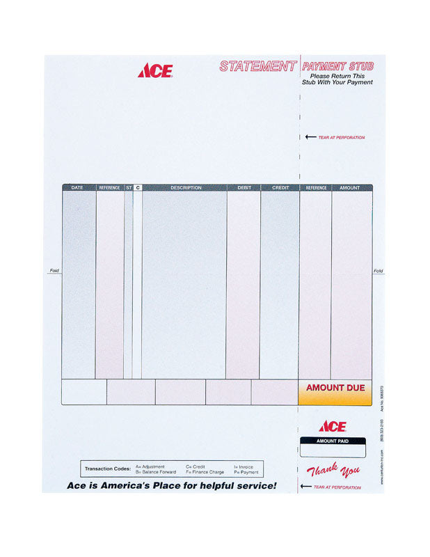 ACE STMNT BX2500