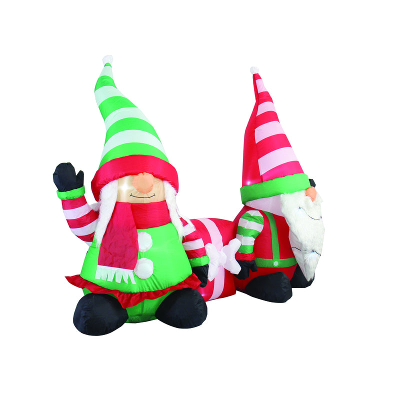 Celebrations Gnome Couple 5 ft. Inflatable