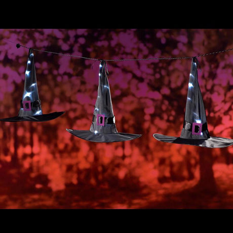 Celebrations Cool White 21 ct LED Prelit Witch Hats Lights