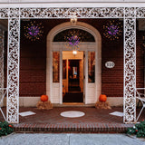 Celebrations Halloween Orange/Purple 80 ct 16 in. LED Prelit Blast Yard Decor