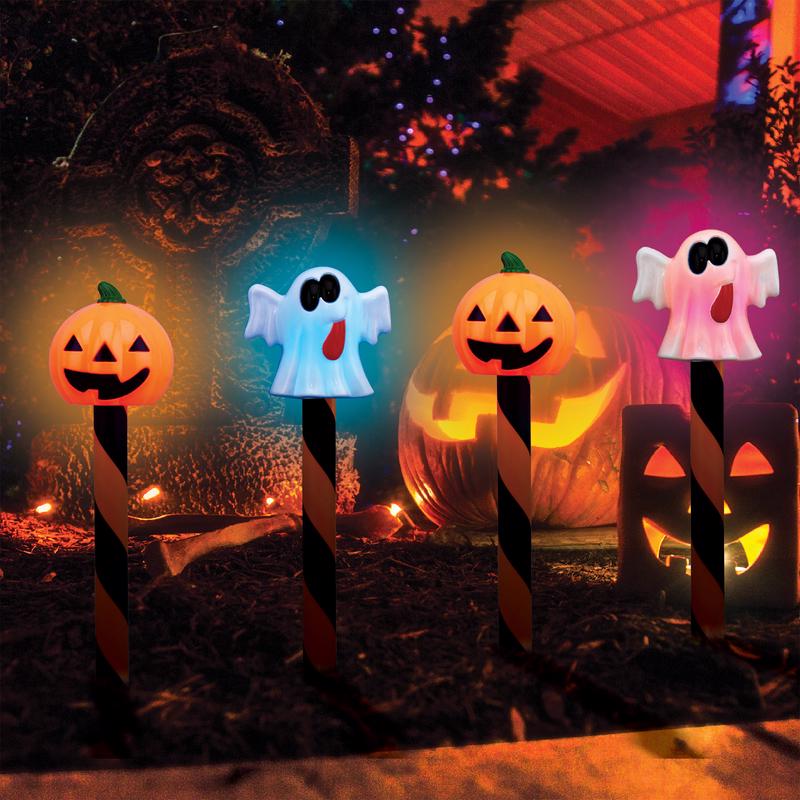 Magic Seasons Color Changing 12 in. Light Stake Pathway Decor