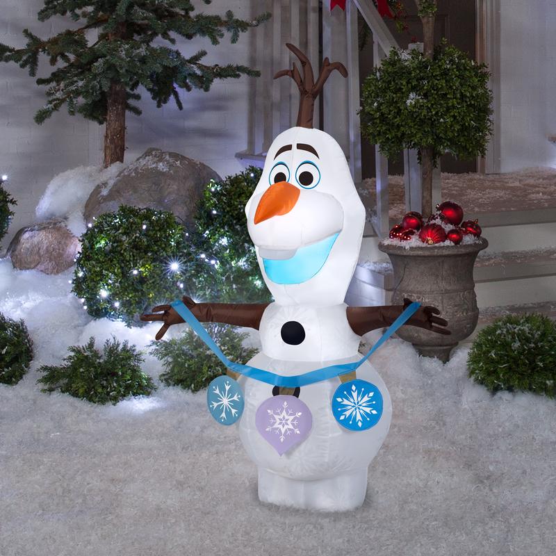Gemmy LED Frozen Olaf 3.5 ft. Inflatable