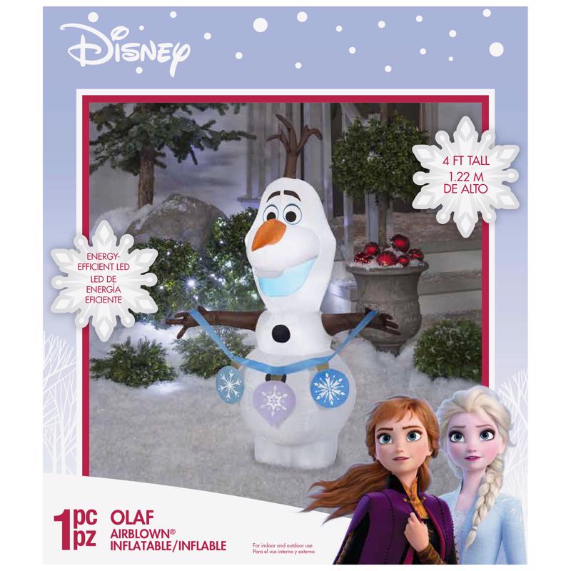 Gemmy LED Frozen Olaf 3.5 ft. Inflatable