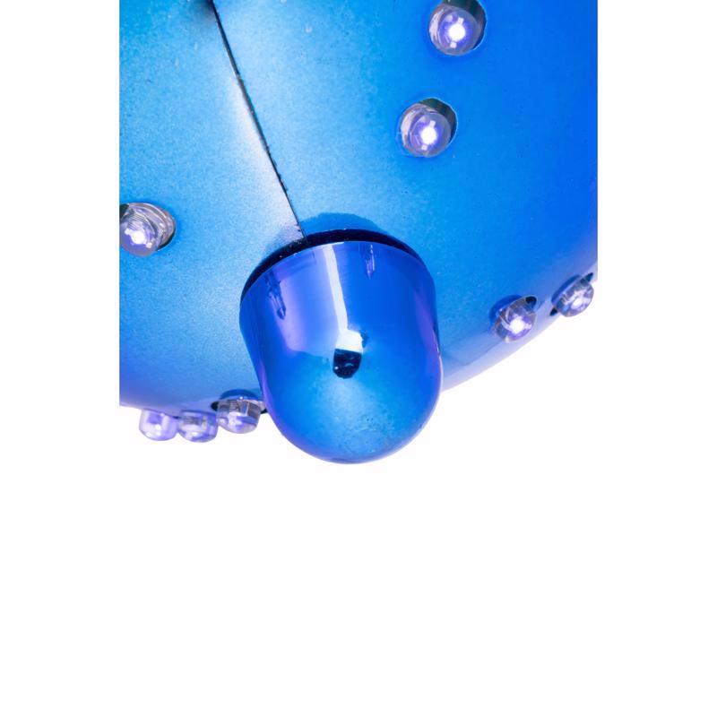 Celebrations Platinum LED Blue Lighted Ornament 6 in. Hanging Decor