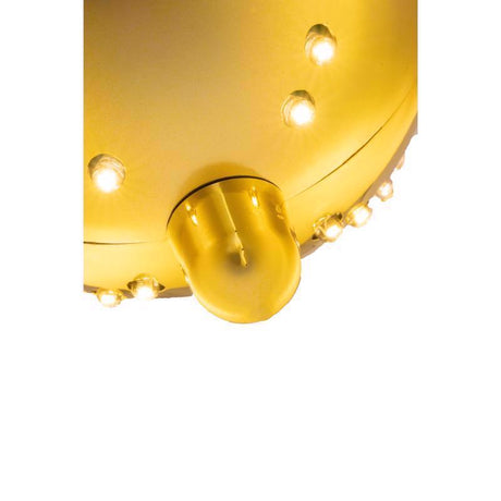 Celebrations Platinum LED Clear/Warm White Lighted Ornament 6 in. Hanging Decor