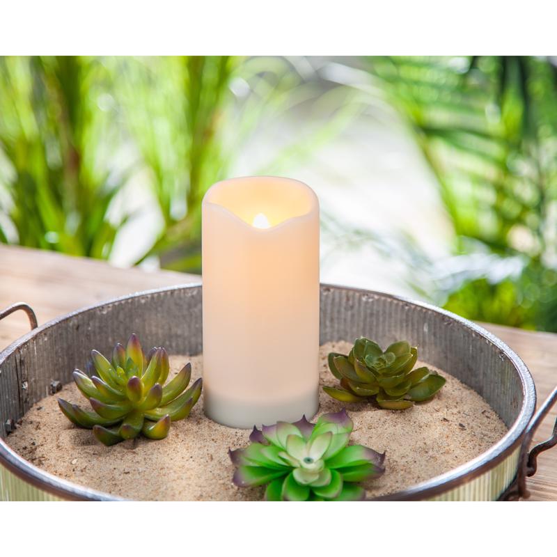 Everlasting Glow Candle Table Decor Plastic 3X6" 1 pk