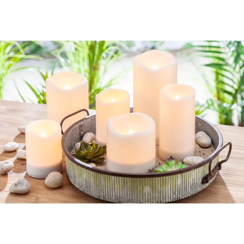 Everlasting Glow Candle Table Decor Plastic 4x6 1 pk