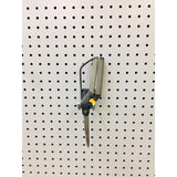 3 in. H X 2 in. W X 4 in. D Black Metal Rope Cutter Hook Pegboard Display