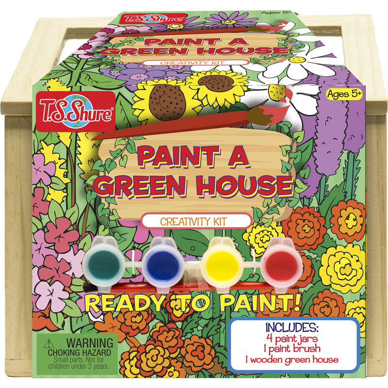 PAINT A GREEN HOUSE KIT