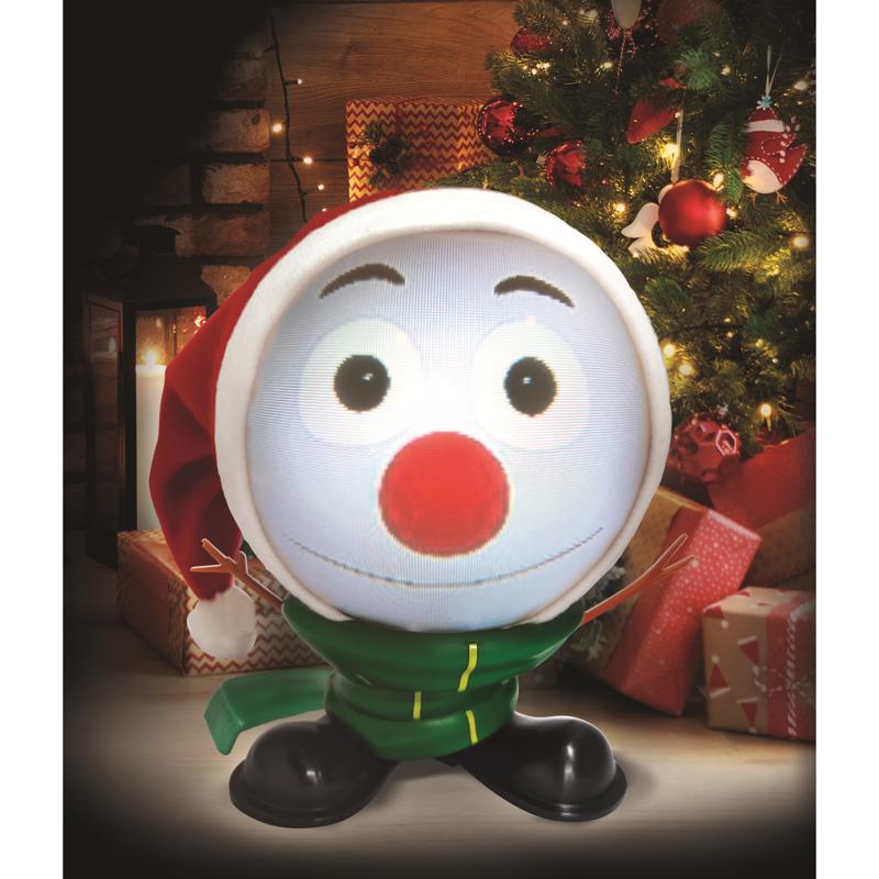 Mindscope Animat3D Multicolored Mr. Chill Snowman Animated Decor 10 in.