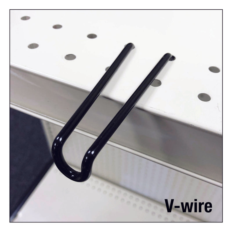 V-WIRE HOOK METAL BLACK