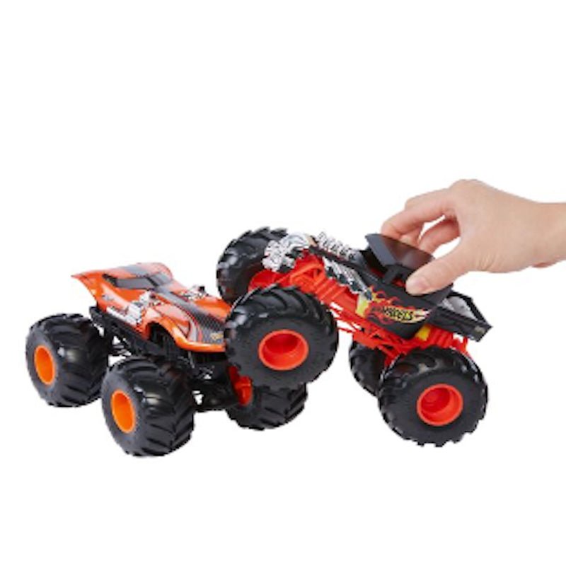 Hot Wheels Monster Trucks Cars Die Cast Black/Red