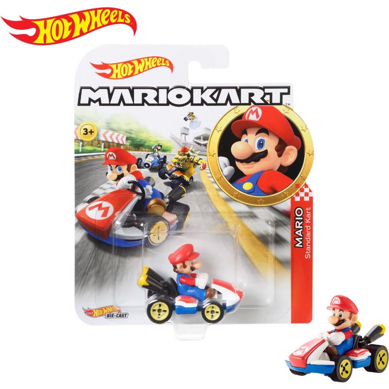 Hot Wheels Mario Kart Replica Vehicles Die Cast Assorted