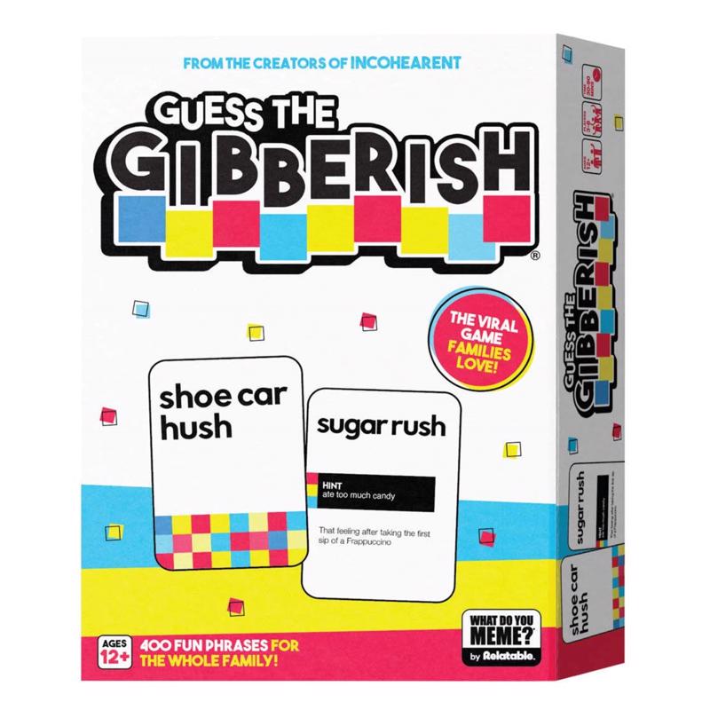 What Do You Meme Guess the Gibberish Family Edition Card Game Multicolored 501 pc