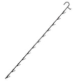 CLIP STRIP METAL BLK 12P