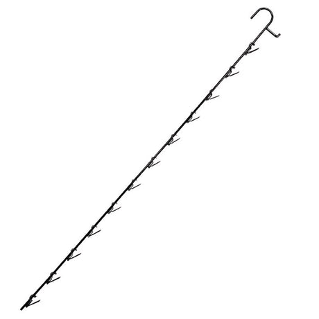 CLIP STRIP METAL BLK 12P