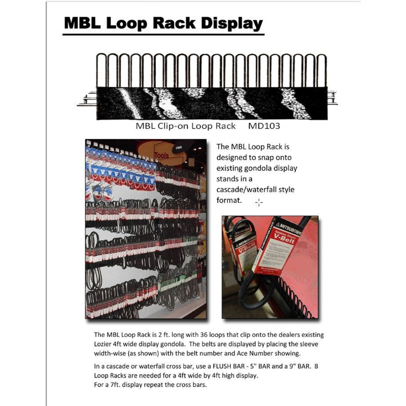 RACK MBL LOOP BELT