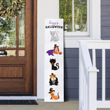 P Graham Dunn 47 in. Christmas Porch Leaner Assortment Halloween Decor