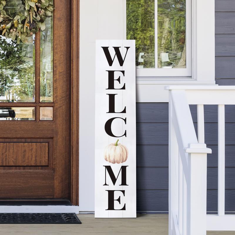 P Graham Dunn 47 in. Christmas Porch Leaner Assortment Halloween Decor