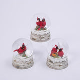 Gerson Multicolored Cardinal Snow Snowglobe 4.25 in.