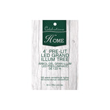Celebrations 4 ft. Pencil LED 150 ct Grand Illume Color Changing Christmas Tree