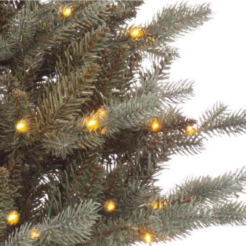 Celebrations 4 ft. Full LED 80 ct Misty Allison Pine Christmas Tree