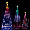 Celebrations LED Multi Ribbon RGB Light 4 ft. Yard Decor
