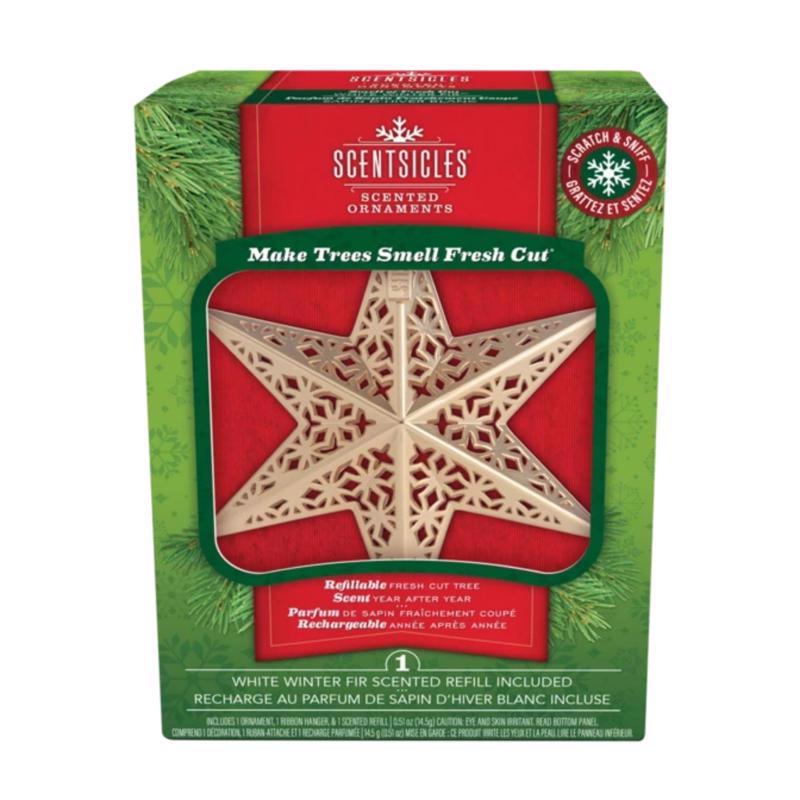 GOLD SCNTD DECORATV STAR