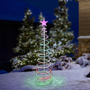 Celebrations LED Multi Spiral 5 ft. Yard Decor