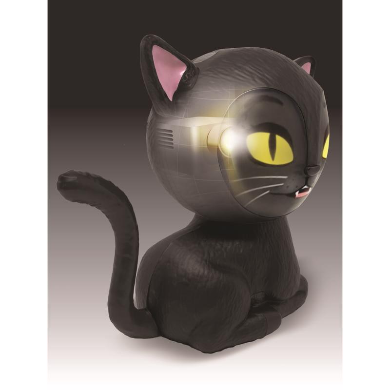 Mindscope Eek the Cat 8 in. Talking Animated Halloween Decor